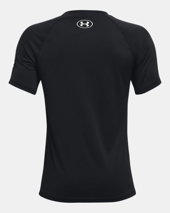 Boys' Project Rock Tech™ Respect Short Sleeve in Black image number 1